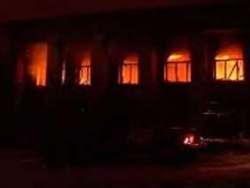 Произошел пожар на табачной фабрике в Донецке