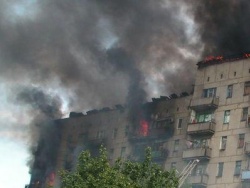 Пожар в Донецкой области уничтожил 33 квартиры