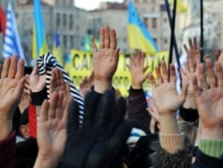 Опрос: украинцы за последний год охладели к Европе