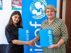 Певица Michelle Andrade стала другом ЮНИСЕФ в Украине
