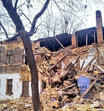 Рухнувший дом в Одессе 2